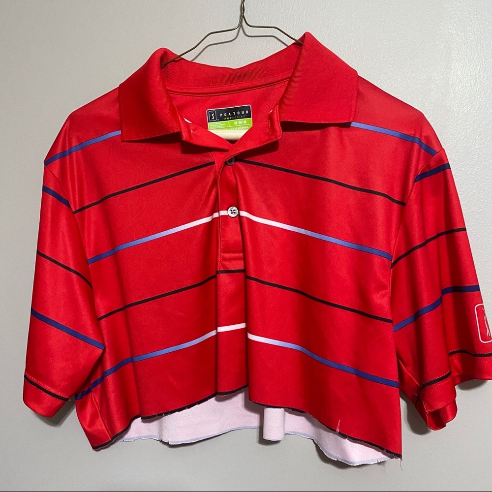 PGA cropped polo